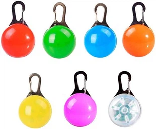 Colgante de collar brillante con LED para perro