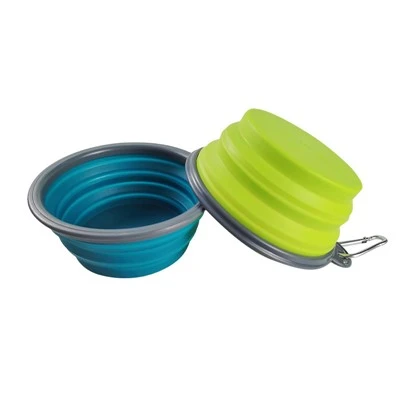 Cuenco plegable para perros de silicona TPE