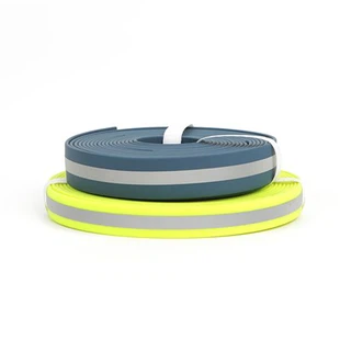 Cinta recubierta de PVC con rayas reflectantes impermeables