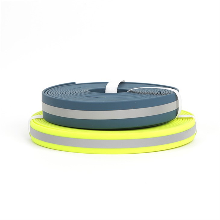 Cinta recubierta de PVC con rayas reflectantes impermeables