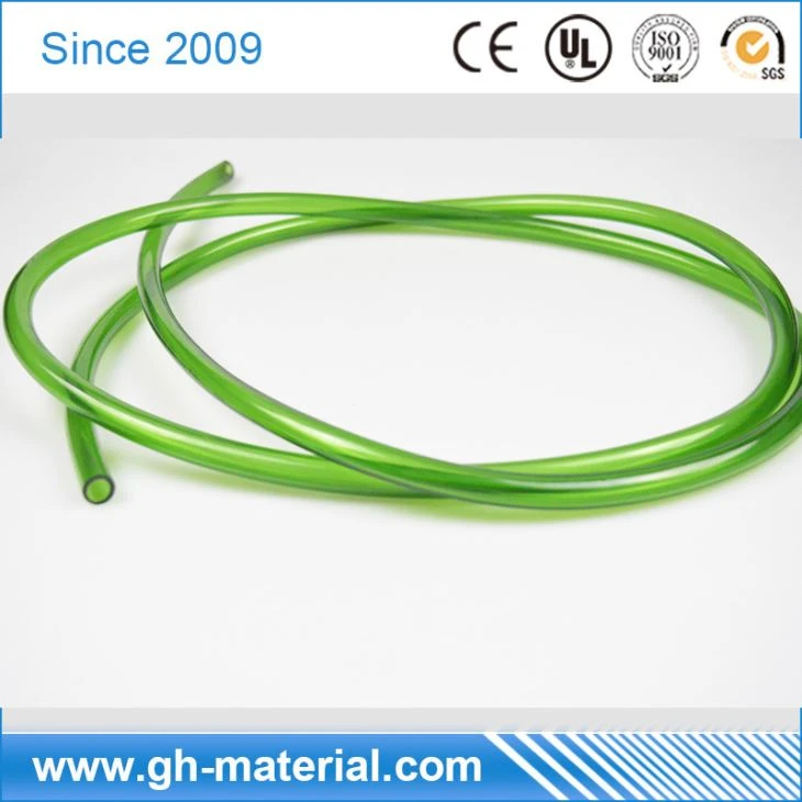 Color verde transparente vinilo tubería alimentos manguera de PVC grado
