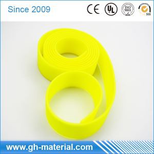 Cintas recubiertas sintéticas transparentes impermeables a prueba de agua verde de Fluro