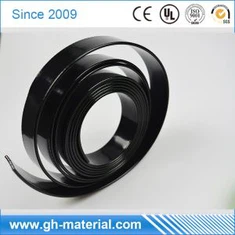 Negro brillante olor seguridad medio ambiente no revestido suave perro correa de las correas