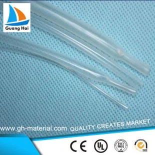 Relación de contracción 4: 1 Teflon / PTFE PVDF FED PFA Tubo termocontraíble