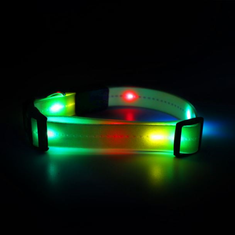 Collar de perro LED resistente al agua