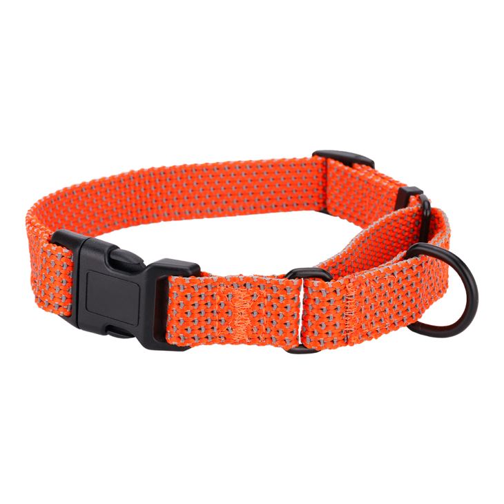 Personalizado Nylon reflectante perro collar perro correa de perro