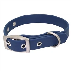 Collar sólido ajustable impermeable para perros